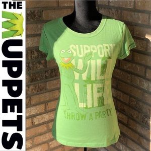 NWOT The Muppets Kermit Juniors Graphic Tee